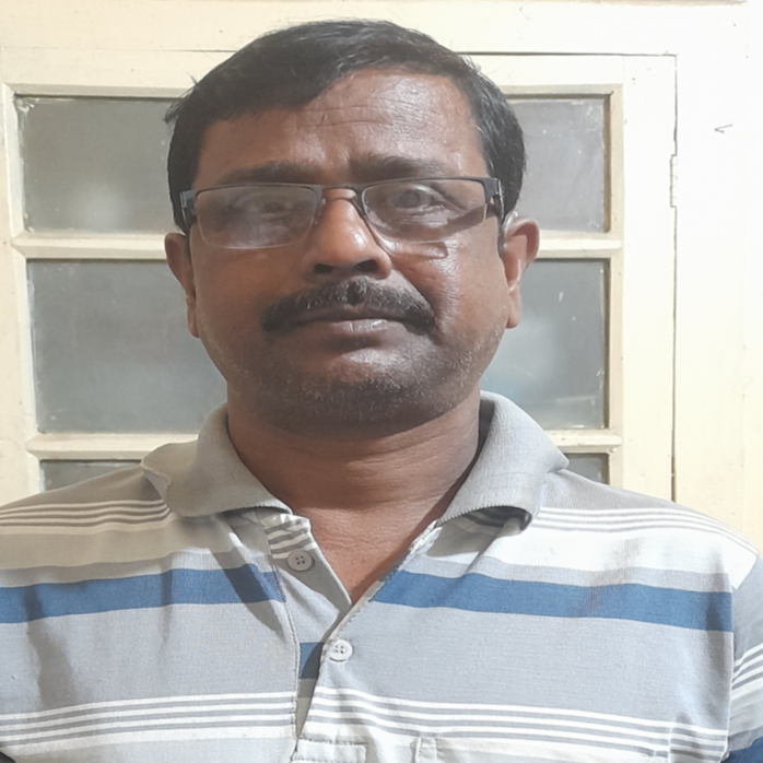 <center><b><div style="color:darkblue;font-size:20px;">Nemai Halder</div></b></center> <br>
<center><div style="color:skyblue;font-size:15px;">House Keeping</div></center>
<br>
<center><div style="color:grey;font-size:15px;">Takes care of Packaging of supplies.</div></center>