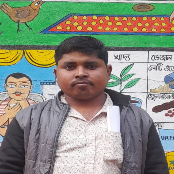 <center><b><div style="color:darkblue;font-size:20px;">Raju Das</div></b></center> <br>
<center><div style="color:skyblue;font-size:15px;">Delivery Executive</div></center>
<br>
<center><div style="color:grey;font-size:15px;">Takes care of Home Delivery of supplies.</div></center>